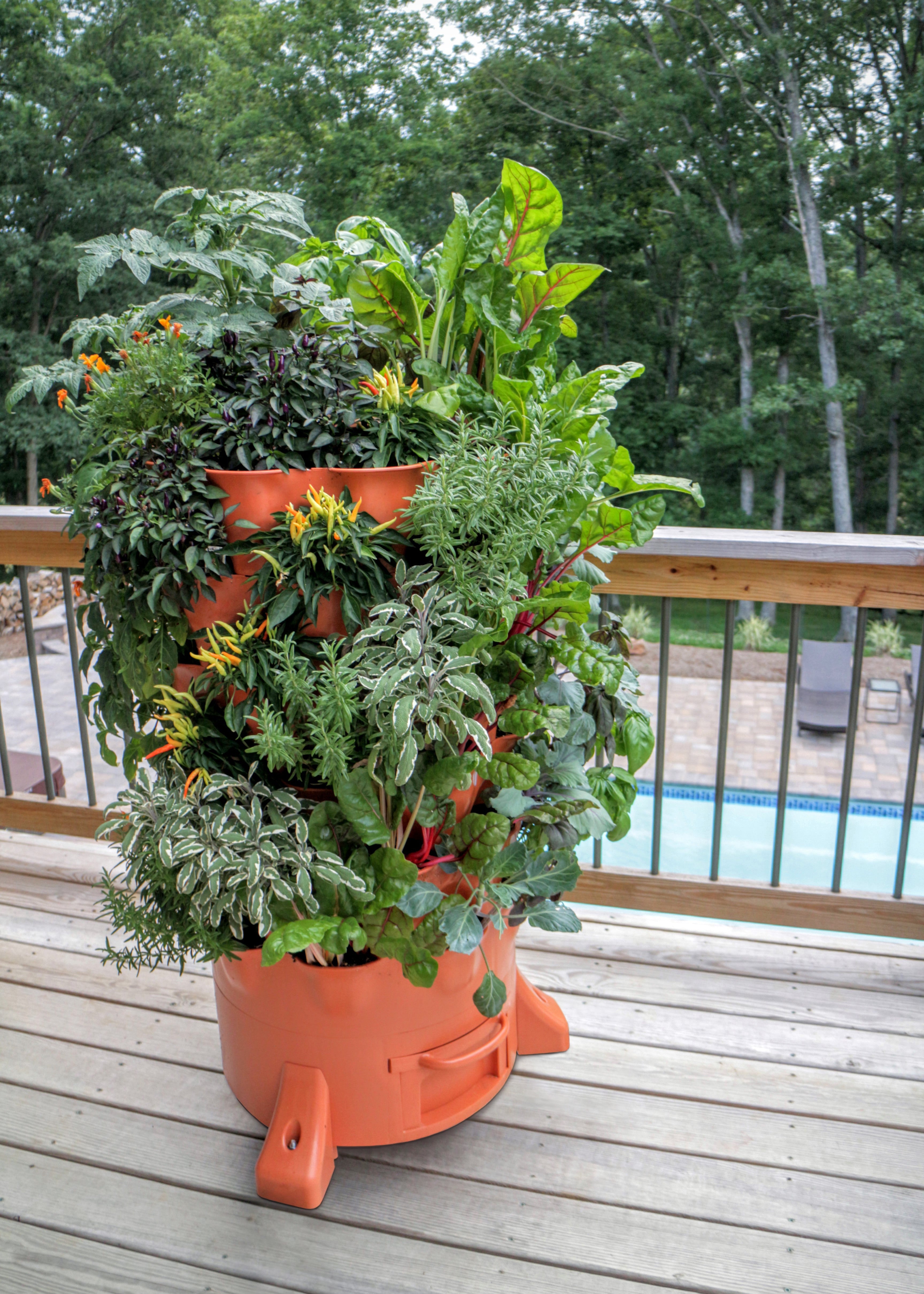 Garden Tower 2™ 50-Plant Composting Vertical Garden Planter