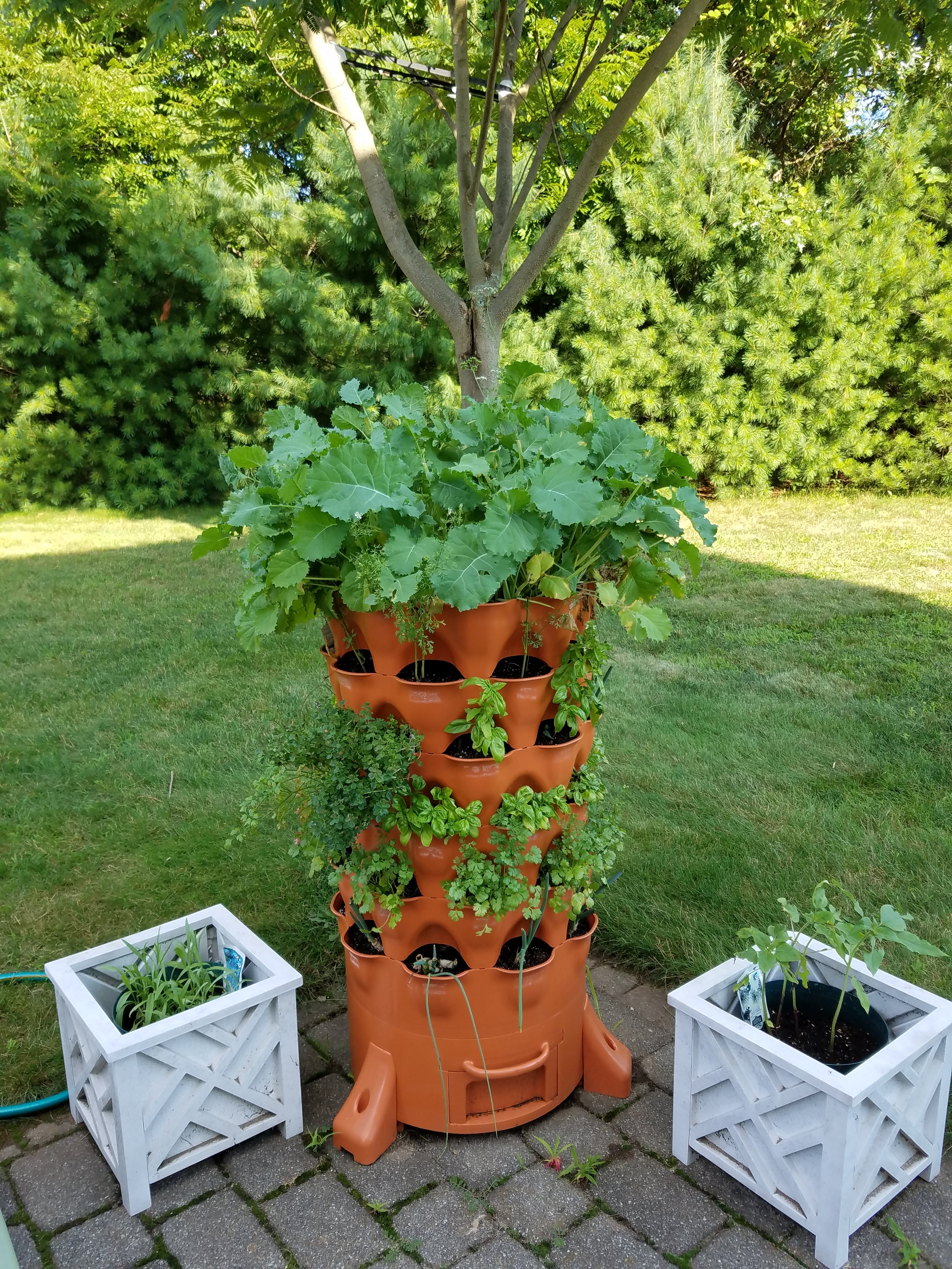 Garden Tower 2™ 50-Plant Composting Vertical Garden Planter