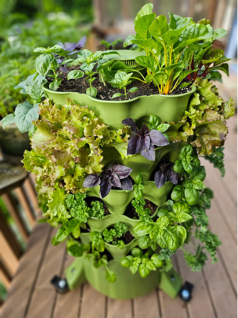 Garden Tower 2™ 50-Plant Composting Vertical Garden Planter