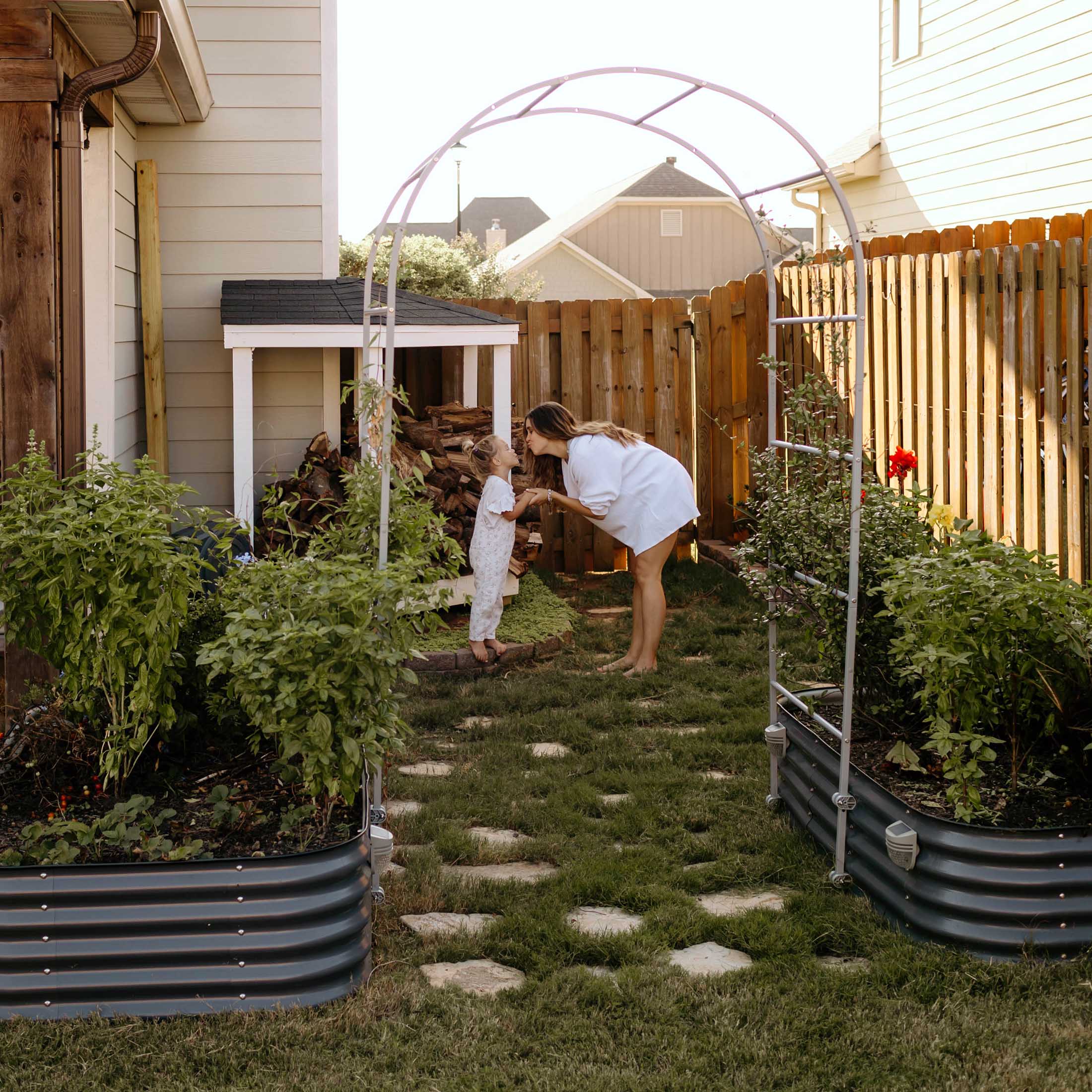 17" Tall 9-In-1 Large Modular Metal Raised Garden Bed Kit