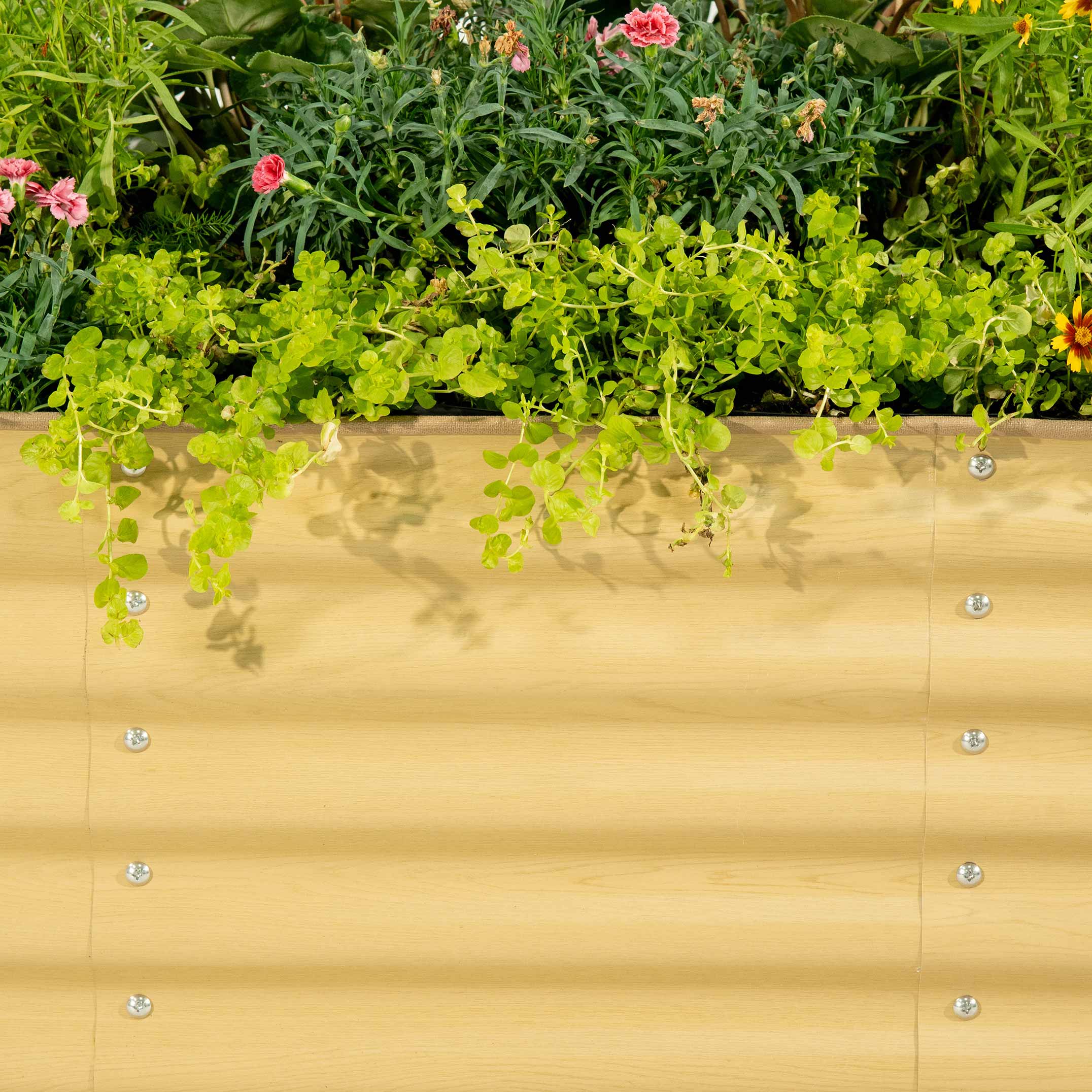 17" Tall 10-In-1 Jumbo Modular Metal Raised Garden Bed Kit